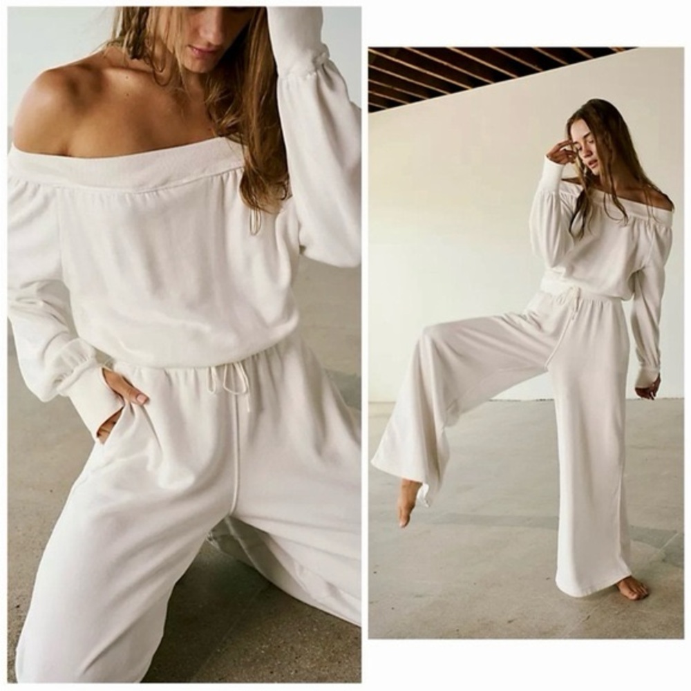 Free People Movement One To Beat Onesie White Sz L